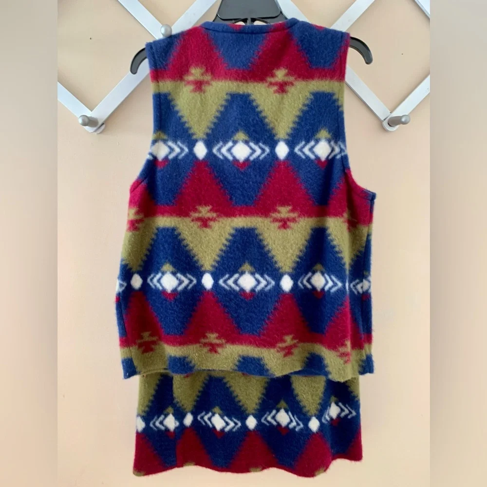 Styles To Go Southwest Vest and Skirt Set M - Picture 4 of 8
